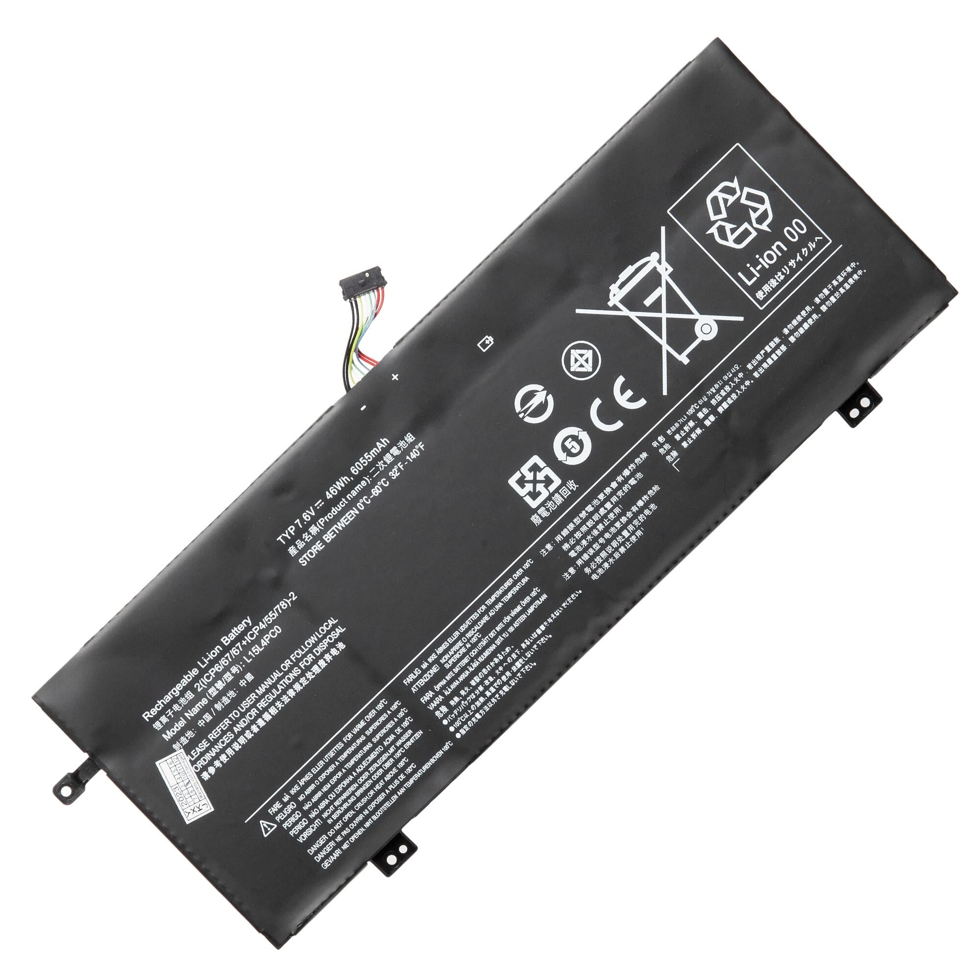 АКБ для ноутбука Lenovo IdeaPad 710S 7.6V 5200mAh (OEM) черная