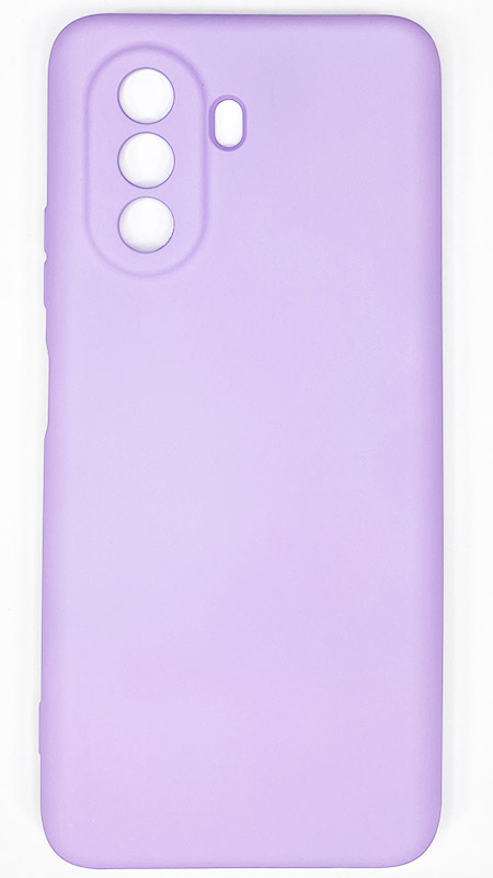 Чехол силиконовый гладкий Soft Touch Huawei Nova Y70, сиреневый