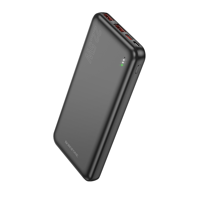 Внешний аккумулятор Power Bank 10000 mAh BOROFONE BJ38 22.5W + PD20W, черный