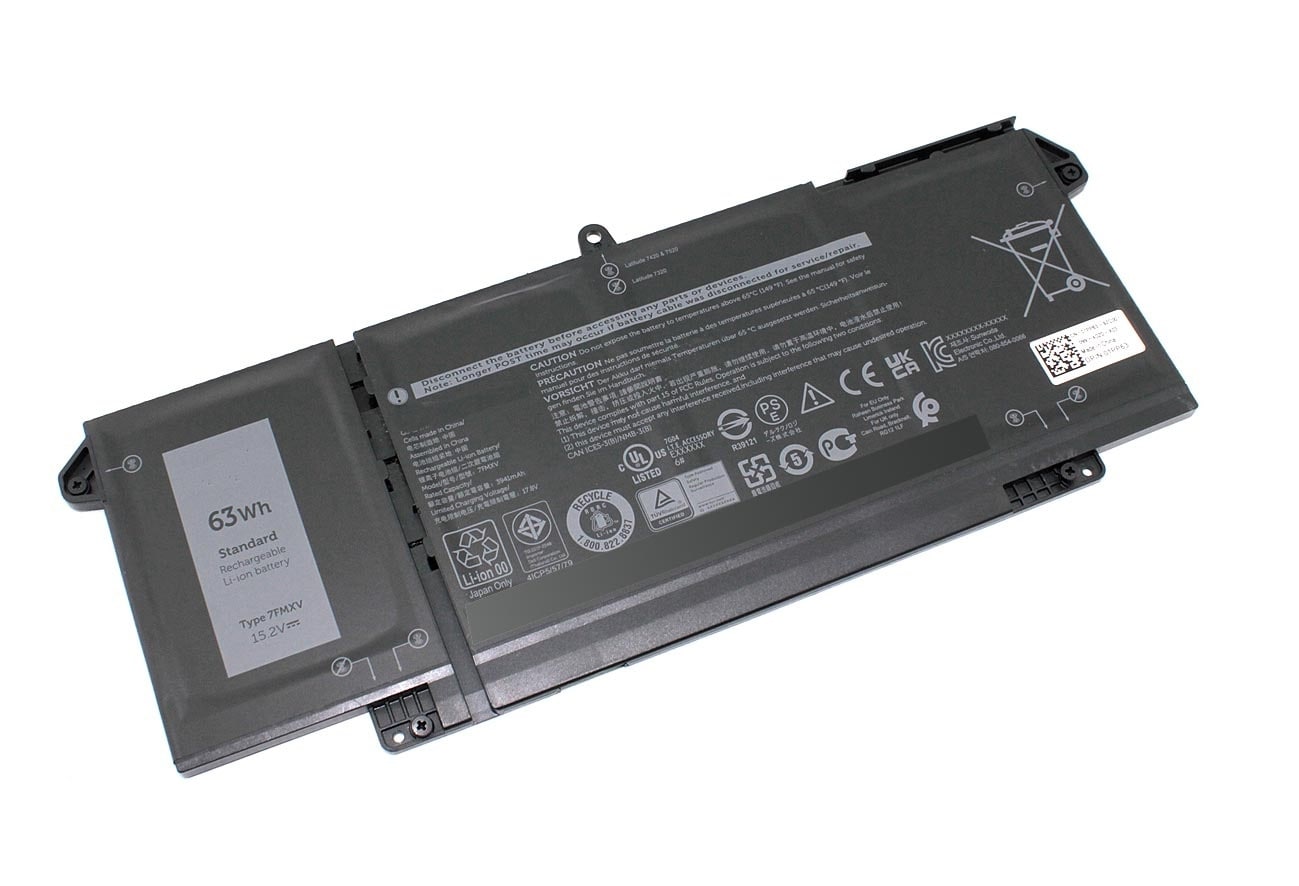 АКБ для ноутбука Dell Latitude 14 7420 (7FMXV) 15.2V 4145mAh (Org)