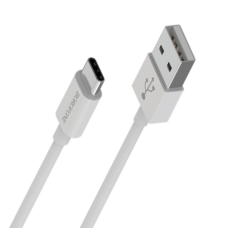 USB кабель Type-C BOROFONE BX22 Blooml (100см), белый