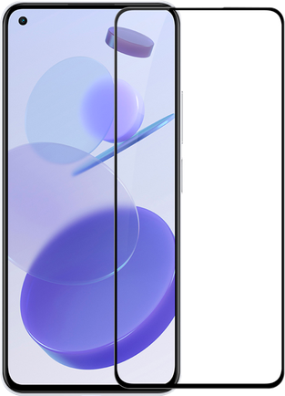 Защитное стекло Xiaomi 11 Lite/ 12 Lite полное покрытие, черное (тех упаковка)