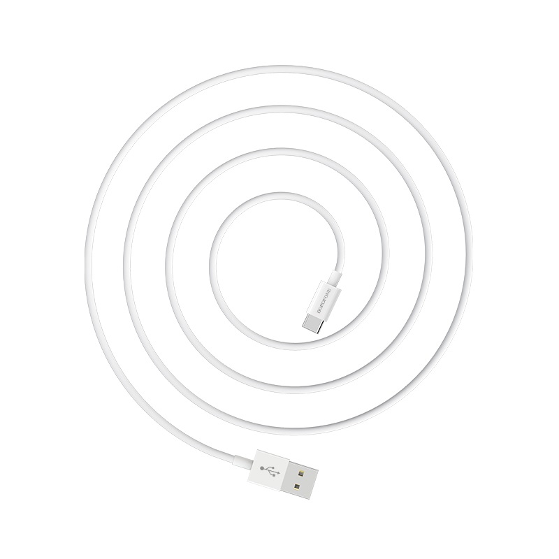 USB кабель Type-C BOROFONE BX22 Blooml (100см), белый