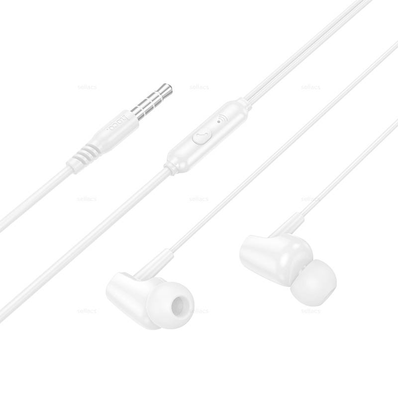 Наушники HOCO M112 Story с микрофоном, белые