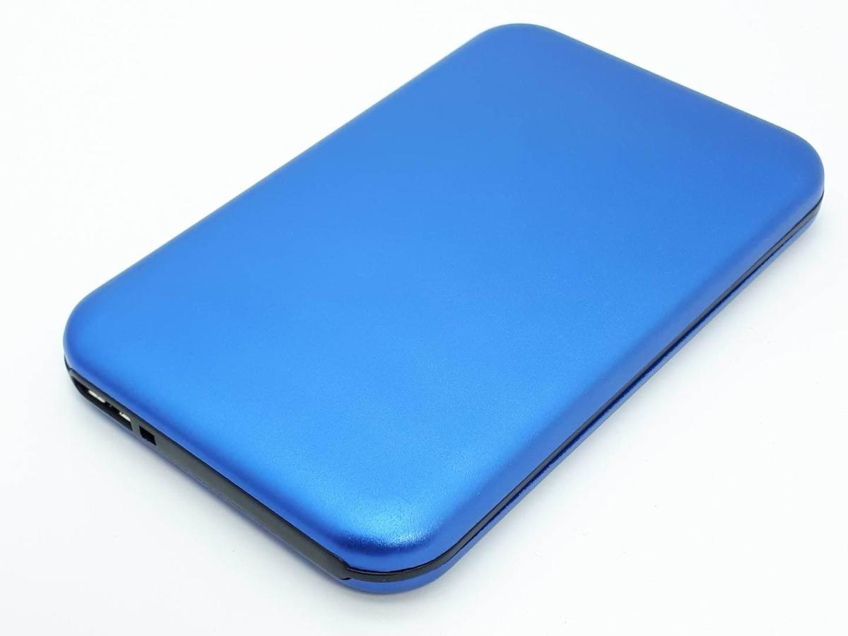 Кейс USB3.0 F2U3_Blue для HDD / SSD SATA 2.5'' металлический