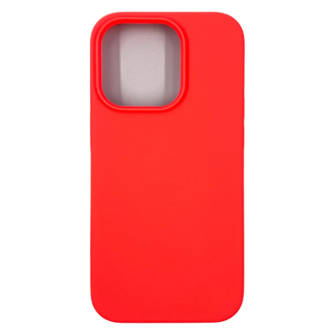 Чехол силиконовый гладкий Soft Touch iPhone 14 Pro, фуксия (закрытый низ)