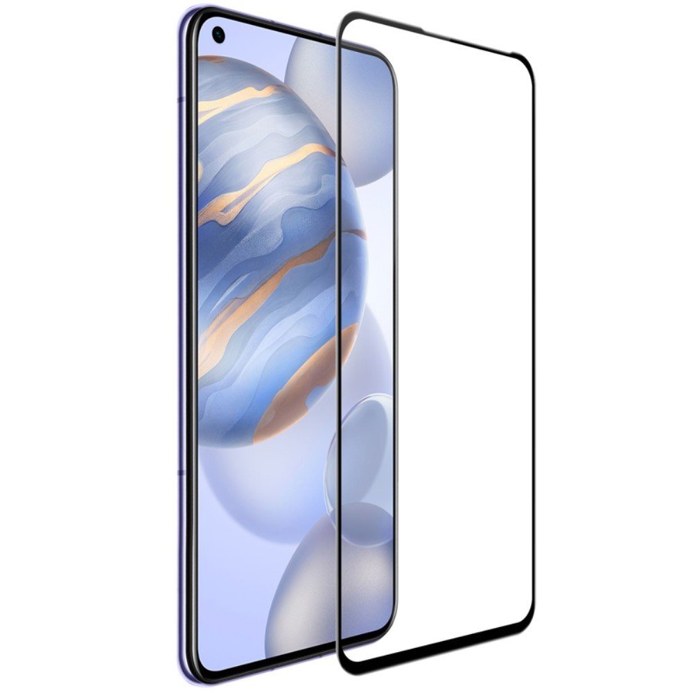 Защитное стекло Huawei Honor 30/ 30S/ Nova 6/ Nova 7 SE/ V30 11-20D, полное покрытие черное (упак)