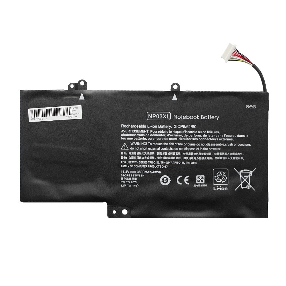 АКБ NP03XL для ноутбука HP Pavilion 13 X360 11.4V 3750mAh (OEM)