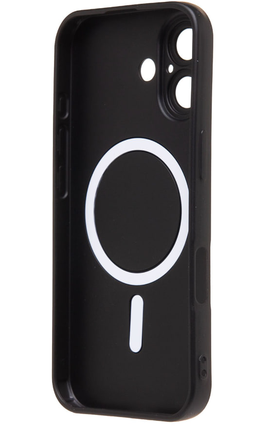 Чехол силиконовый MagSafe Matte iPhone 17, черный