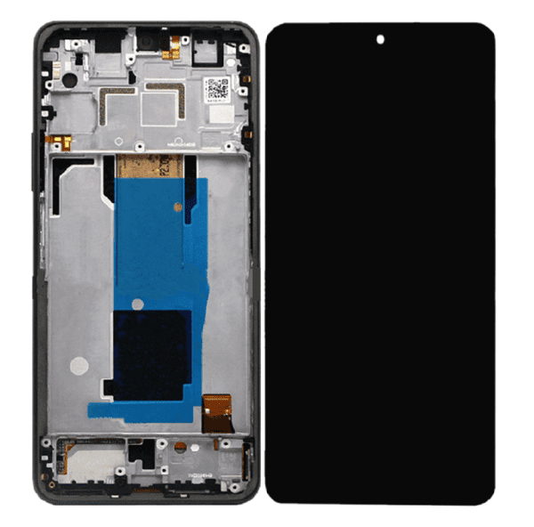 Дисплей Xiaomi Redmi Note 11 в сборе с тачскрином и рамкой, Черный (Oled)