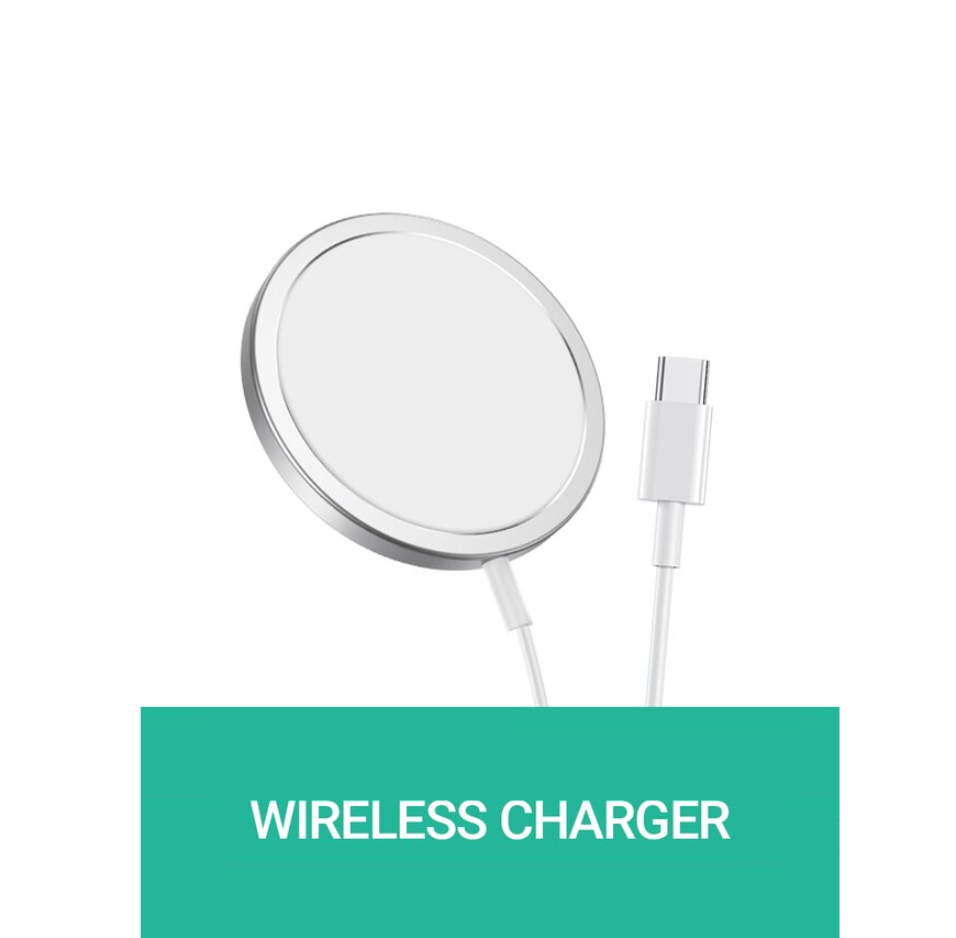 Беспроводное зарядное устройство HOCO CW47 original series 15W magnetic wireless fast charger, серый