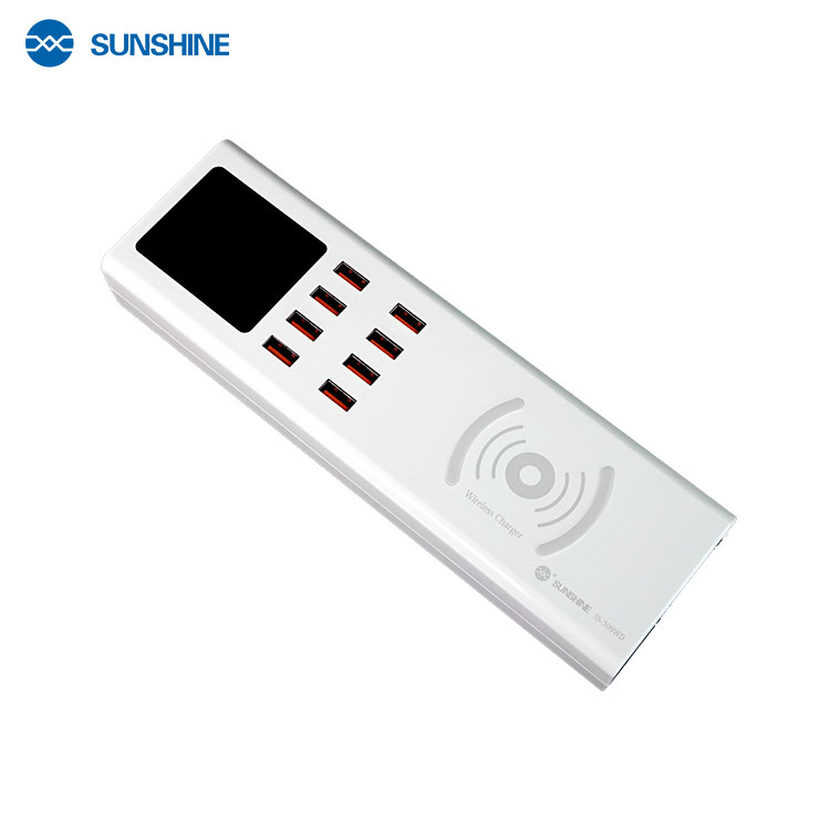 Источник питания Sunshine SS-309WD (8 портов USB + беспроводная зарядка)