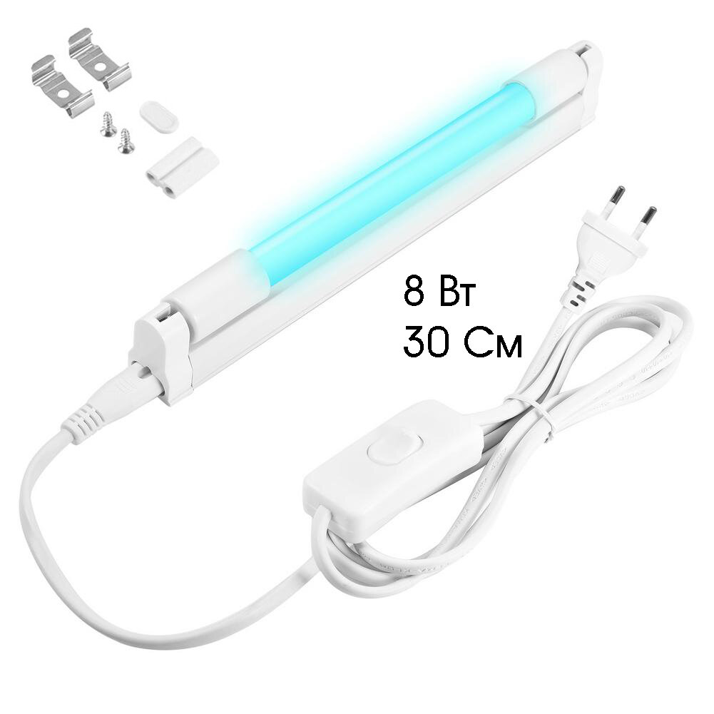 Лампа УФ бактерицидная Огонек OG-LDP05 (8Вт)