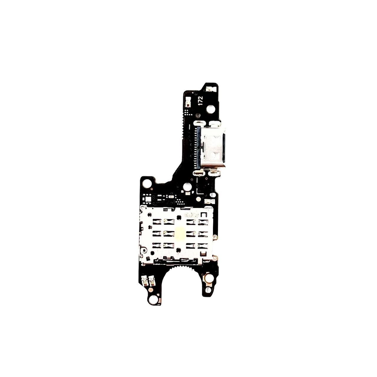 Шлейф Huawei Honor 50 плата на разъем зарядки,разъем SIM, разъем гарнитуры и микрофон