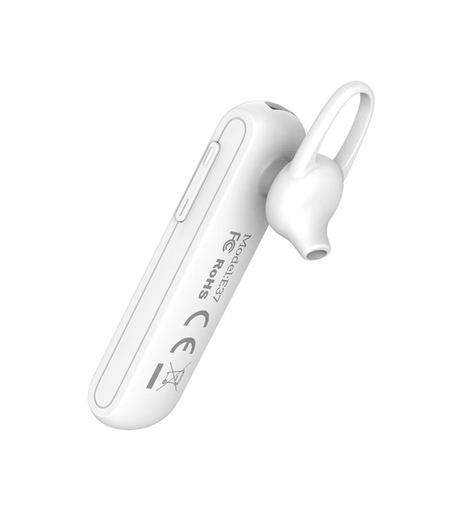 Bluetooth гарнитура HOCO E37 Gratified business, белая