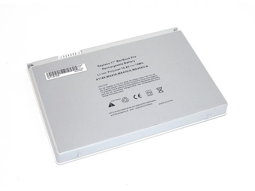 АКБ для ноутбука Apple MacBook Pro 15" A1175/A1150 5400mAh серебристая (Org)
