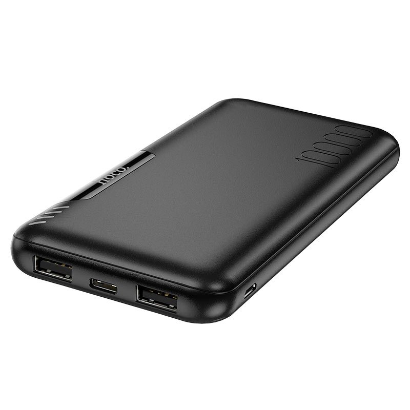 Внешний аккумулятор Power Bank 10000 mAh HOCO J82 Easylink, черный