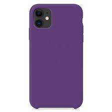 Чехол силиконовый гладкий Soft Touch iPhone 11, фиолетовый №30