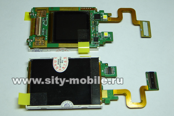 Дисплей Samsung E620 2 дисплея в сборе