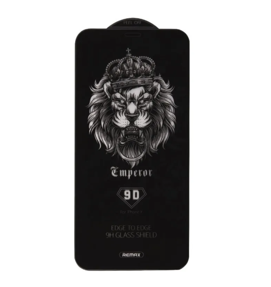 Защитное стекло iPhone 13 mini Remax GL-35 Emperor series 9D glass приват, черное