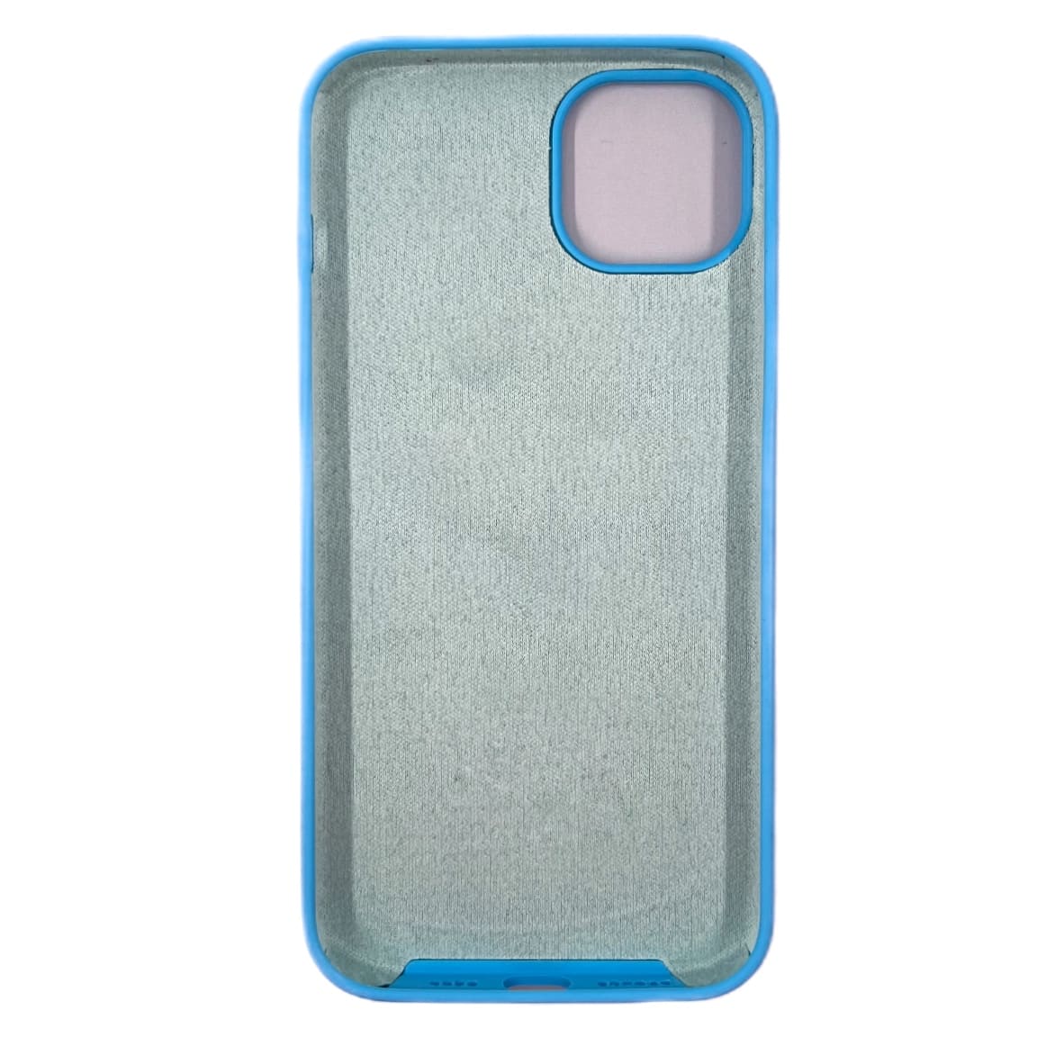 Чехол силиконовый гладкий Soft Touch iPhone 14 Plus, голубой №16 (закрытый низ)