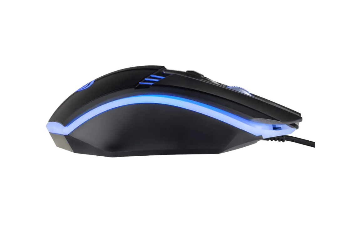 Мышь компьютерная проводная игровая Perfeo (PF_A4781) Game с RGB подсветкой, черная