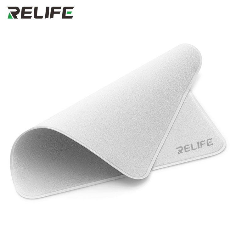 Салфетка тканевая для очистки оптики RELIFE RL-045C (двухслойная микрофибра)