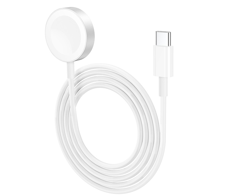 Беспроводное зарядное устройство Borofone BQ21 для iWatch, белое