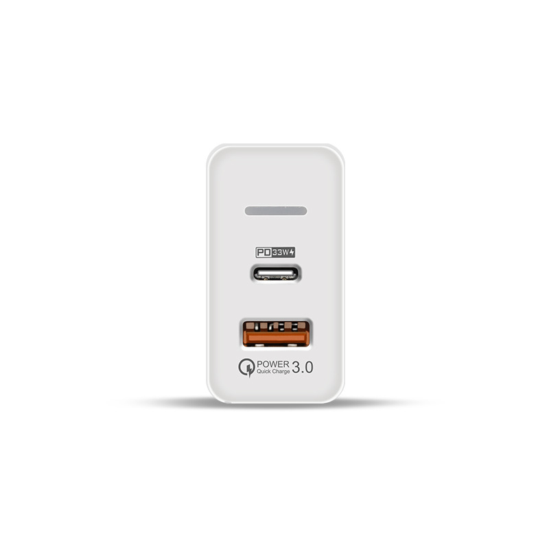 Сетевой USB адаптер Орбита OT-APU61 PD35W + QC 3.0 (3000mAh), белый