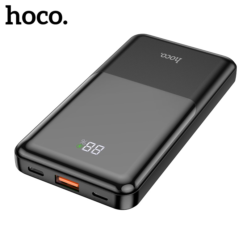 Внешний аккумулятор Power Bank 10000 mAh HOCO Q9 Pro Shell 22.5W+ PD20W, черный