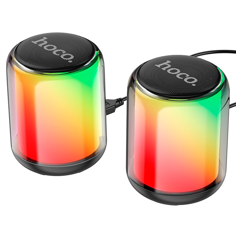 Колонка портативная HOCO BS56 Colorful BT speaker Bluetooth, черная