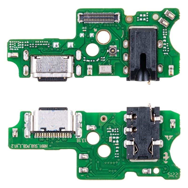 Шлейф Infinix Note 12 Pro (X676B) плата на системный разъем + разъем гарнитуры + микрофон