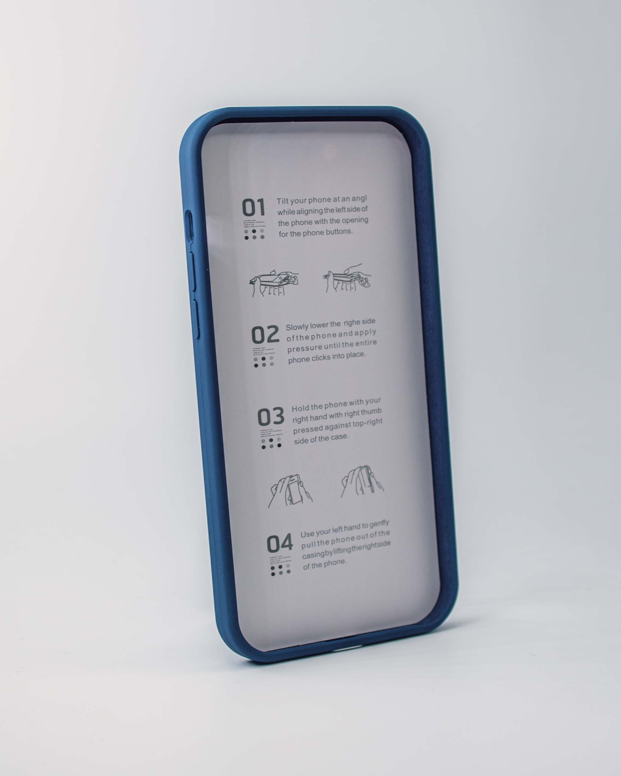 Чехол Piblue iPhone 13 Pro Max Silicone MagSafe, синий