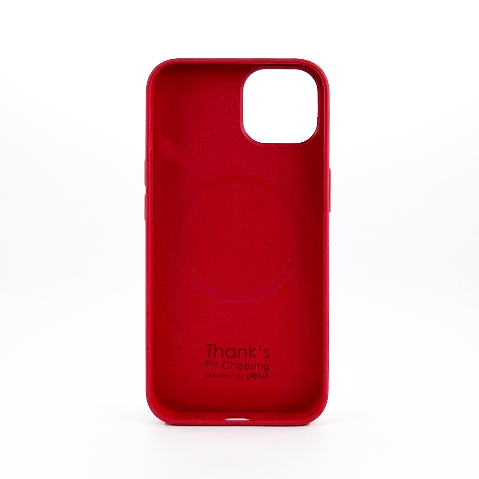 Чехол Piblue iPhone 14 Silicone MagSafe, красный