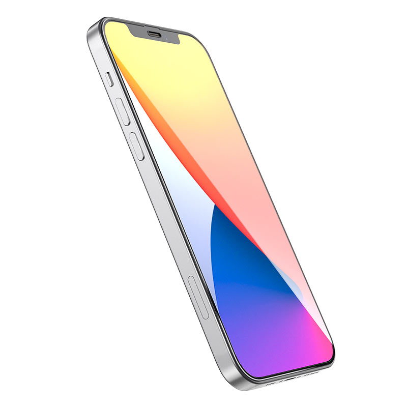 Защитное стекло iPhone 12 Pro Max HOCO G7, черное