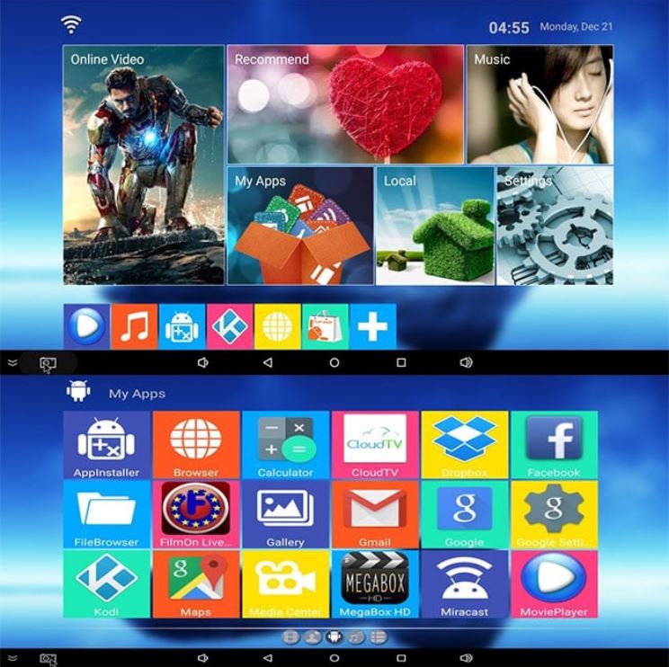 Медиа плеер DVB21 (Cortex A7, Android10.1, 1Гб, Flash 8ГБ, Wi-Fi) черный