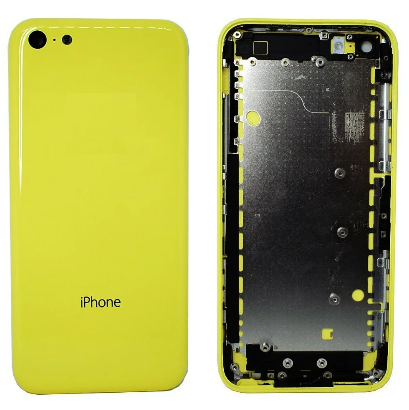 Задняя крышка/ Корпус iPhone 5C, желтый
