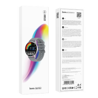 Смарт часы HOCO Y15 Amoled Smart sports watch, (call version) серебро