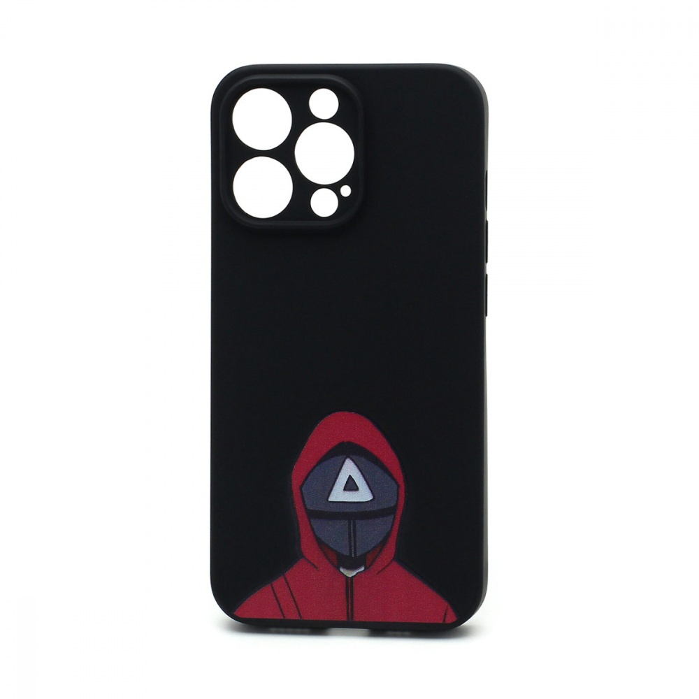 Чехол силиконовый Squid game 2 iPhone 13 Pro рисунок №001