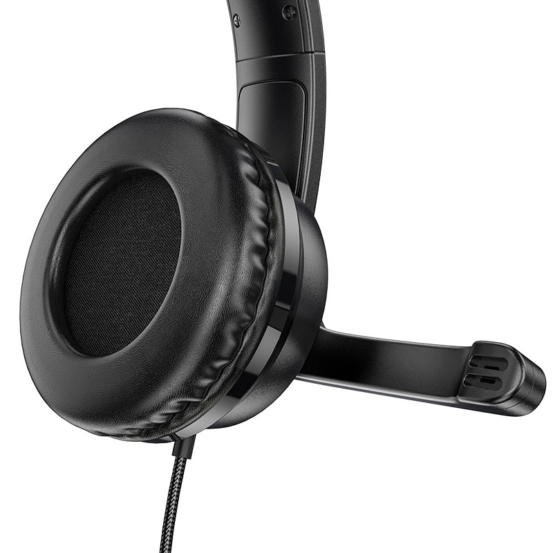 Проводные внешние наушники HOCO W103 Magic tour gaming Headphone, черные