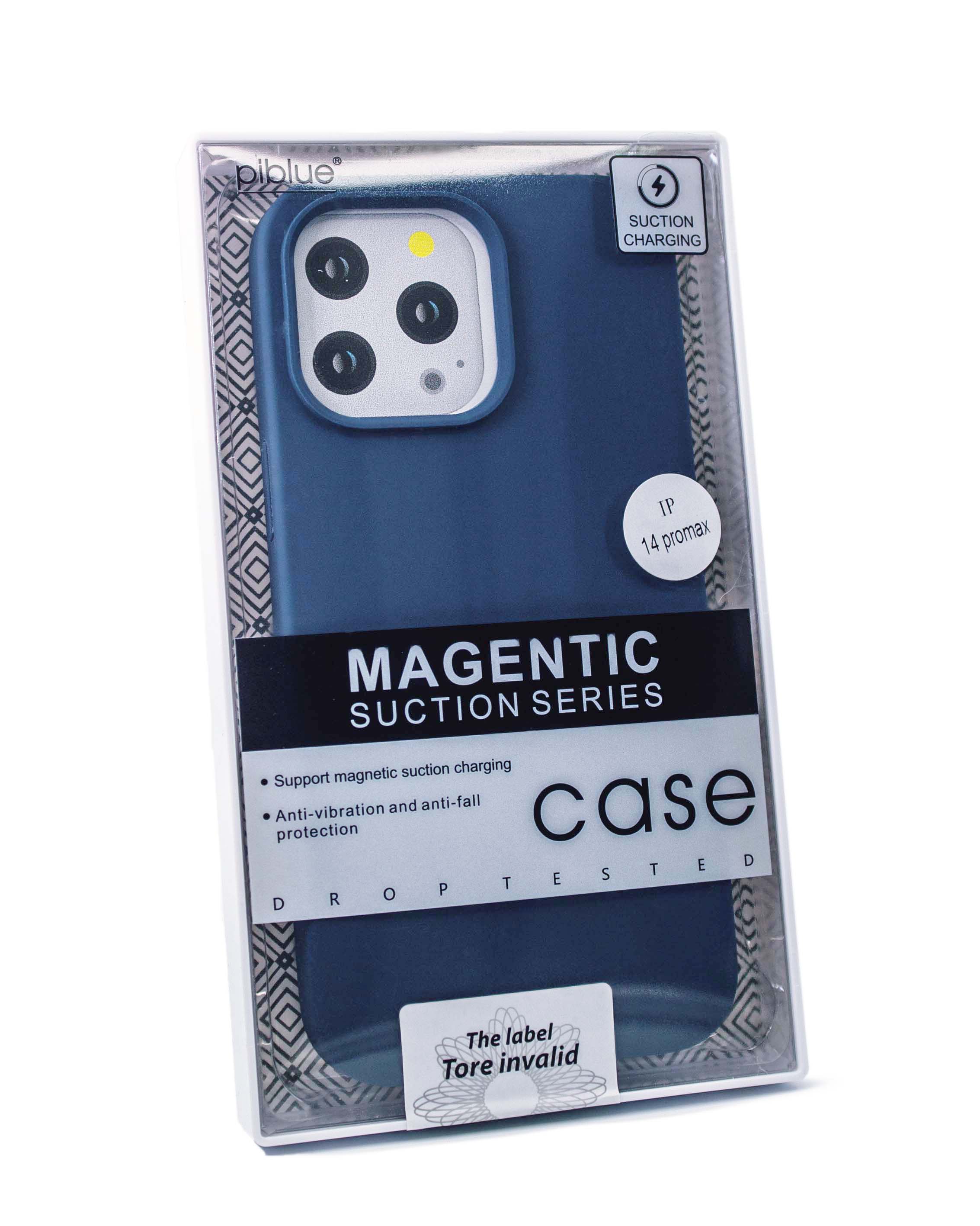 Чехол Piblue iPhone 14 Pro Max Silicone MagSafe, синий
