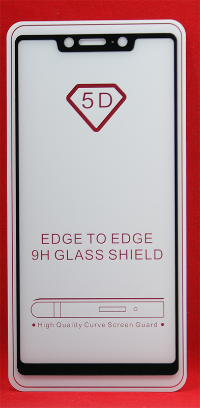 Защитное стекло Xiaomi Mi 8SE полное покрытие, черное