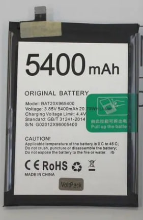 Аккумулятор Doogee X96 Pro VoltPack