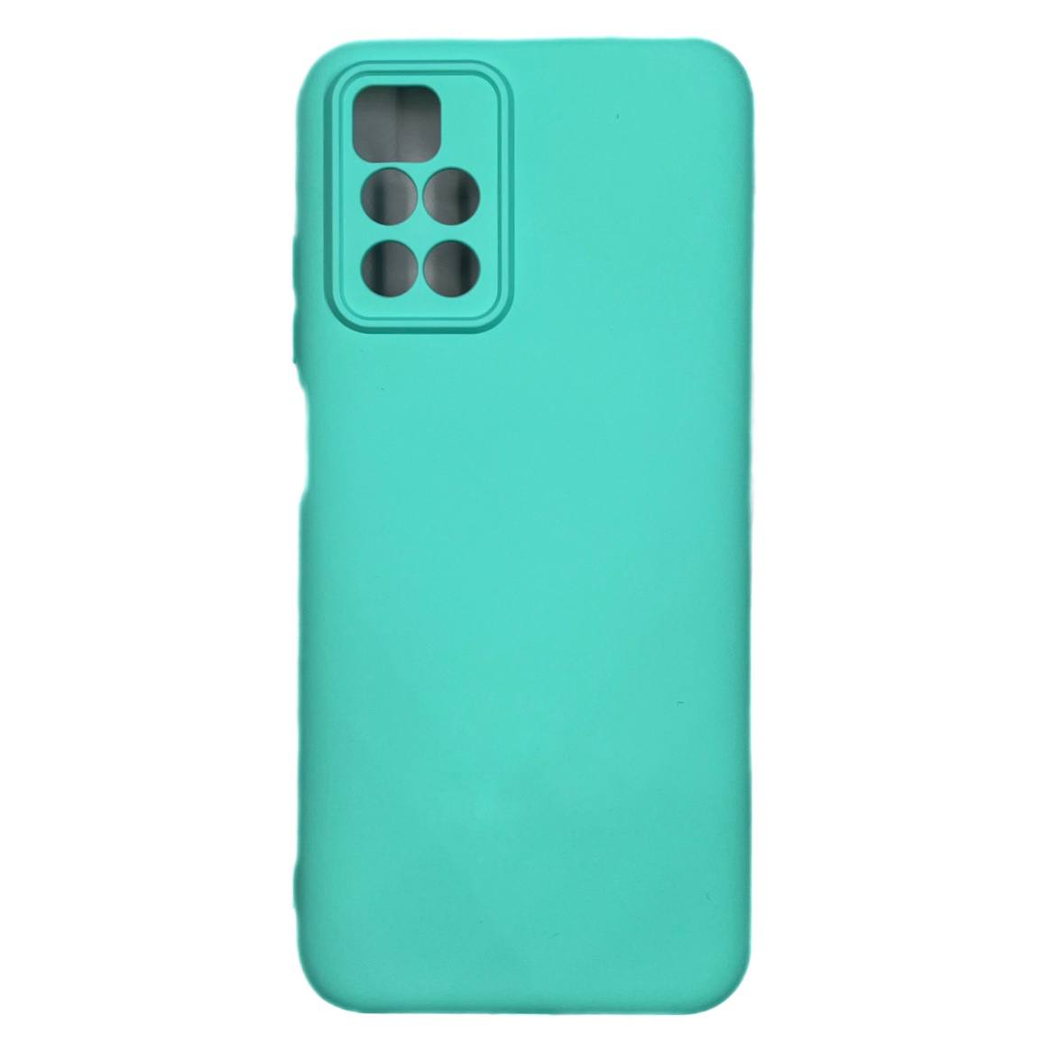 Чехол силиконовый гладкий Soft Touch Xiaomi Redmi 10, мятный