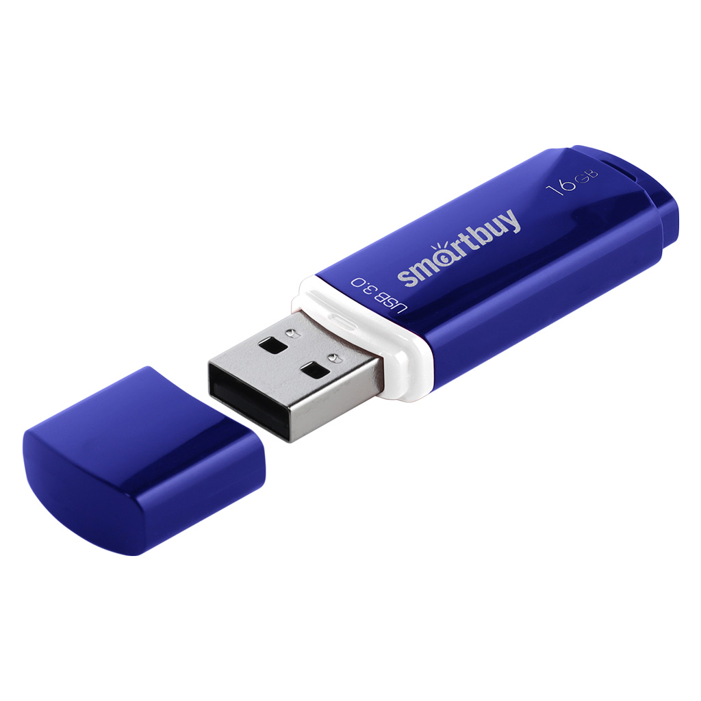 USB флеш-накопитель Smartbuy 16 GB USB 3.0 Crown Blue, синий