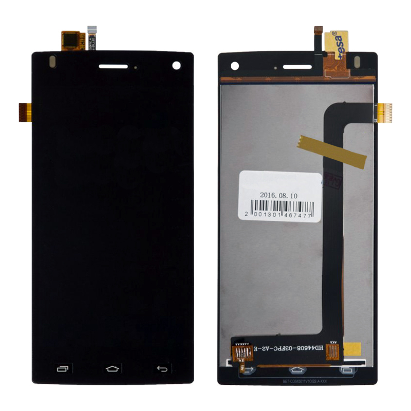 Дисплей Fly FS452 в сборе с тачскрином (Черный)