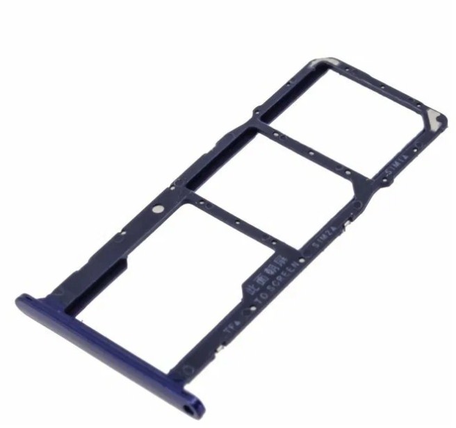 Держатель Sim Huawei Honor 8S, синий