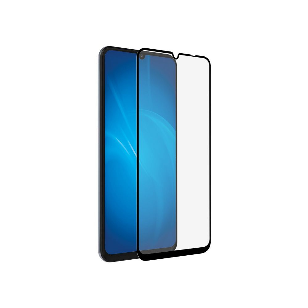 Защитное стекло Huawei Honor X7/ X7A/ Y70/ Y70 Plus, черное (упаковка)