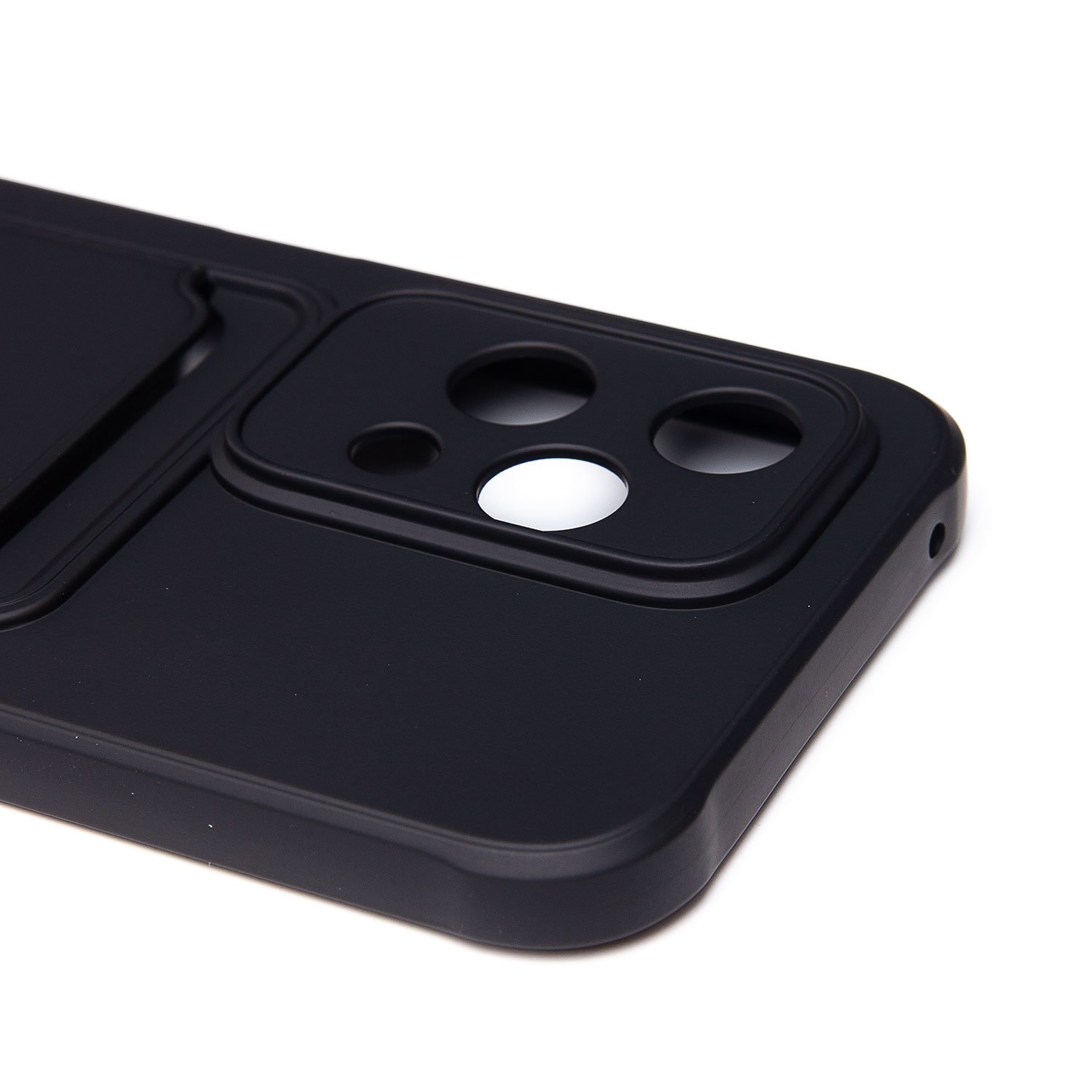 Чехол силиконовый с визитницей Huawei Honor 200 lite, черный