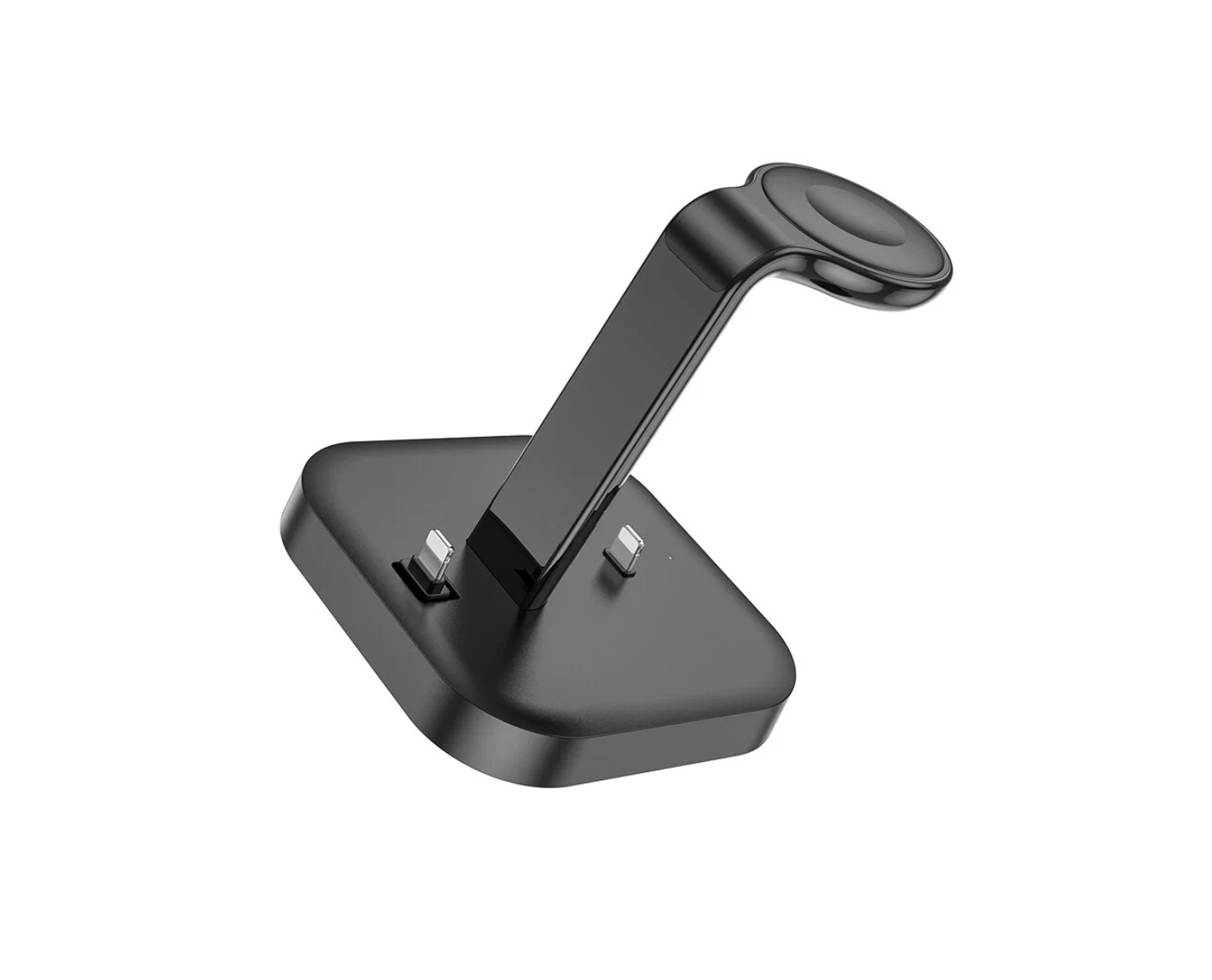 Беспроводное зарядное устройство HOCO CW43 Graceful 3 в 1 с MagSafe, черный